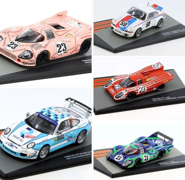 Miniaturas 1/43 Colecção Porsche Racing