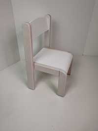 krzesełko białe dziecięce