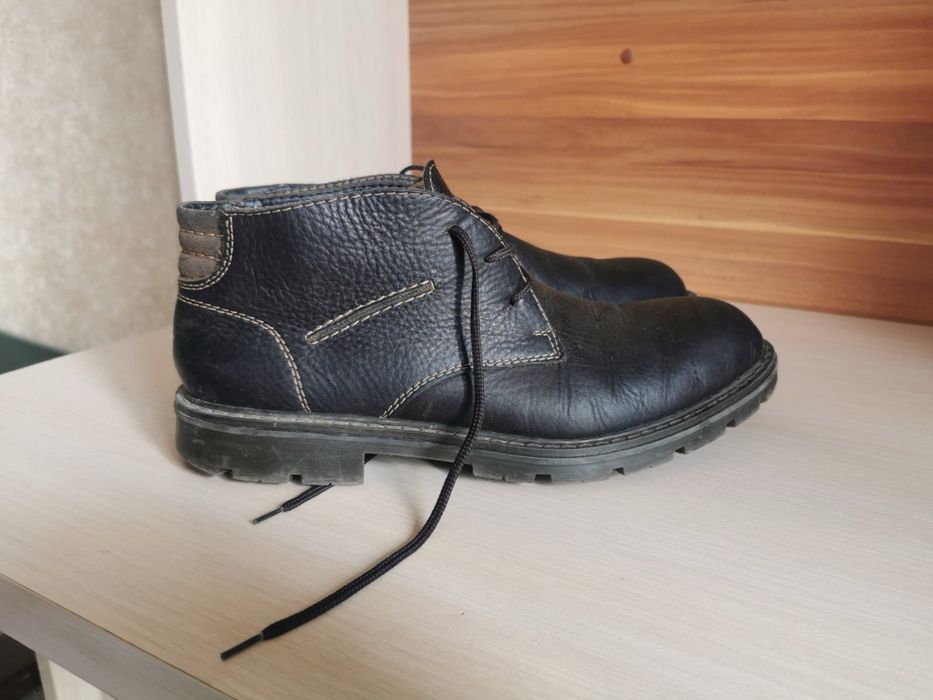 Чоловічі черевики, Rieker (оригінал), шкіра, оригінал, 42 р