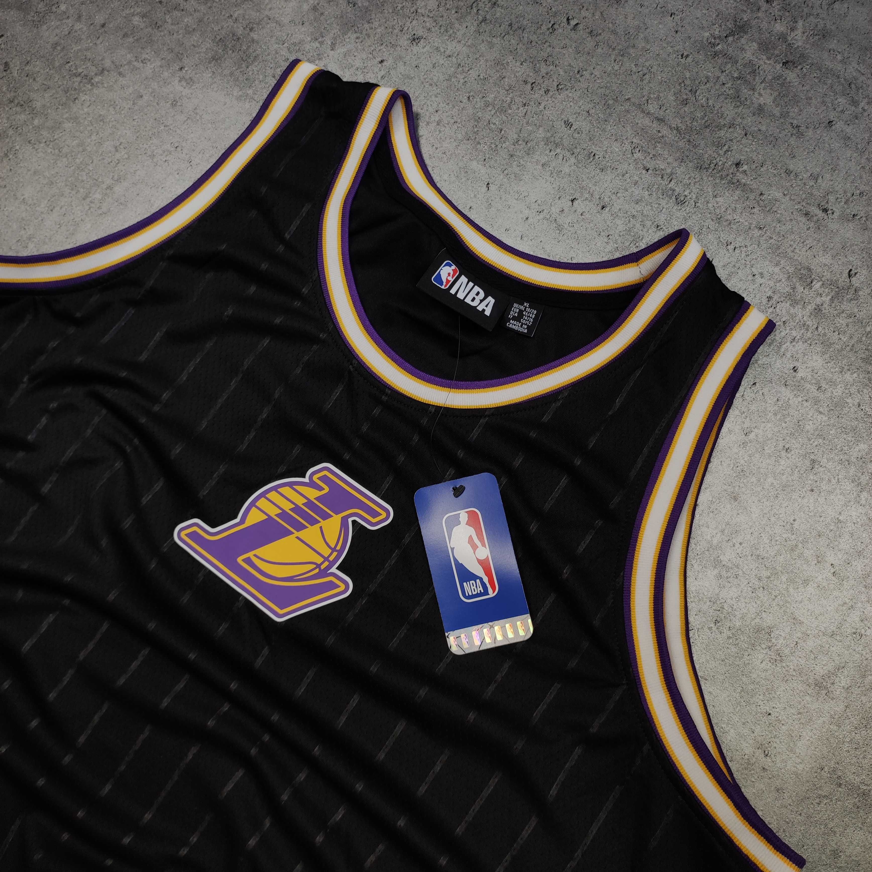 MĘSKA Koszulka Sportowa Jersey NBA Koszykówka Los Angeles Lakers Logo