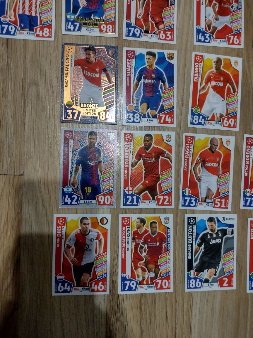 Karty piłkarskie Champions League 2017/18 Topps Match Attax