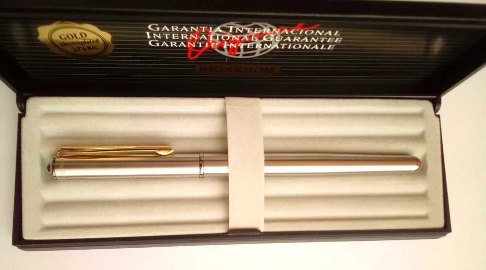 Pióro Inoxcrom Gold electroplated