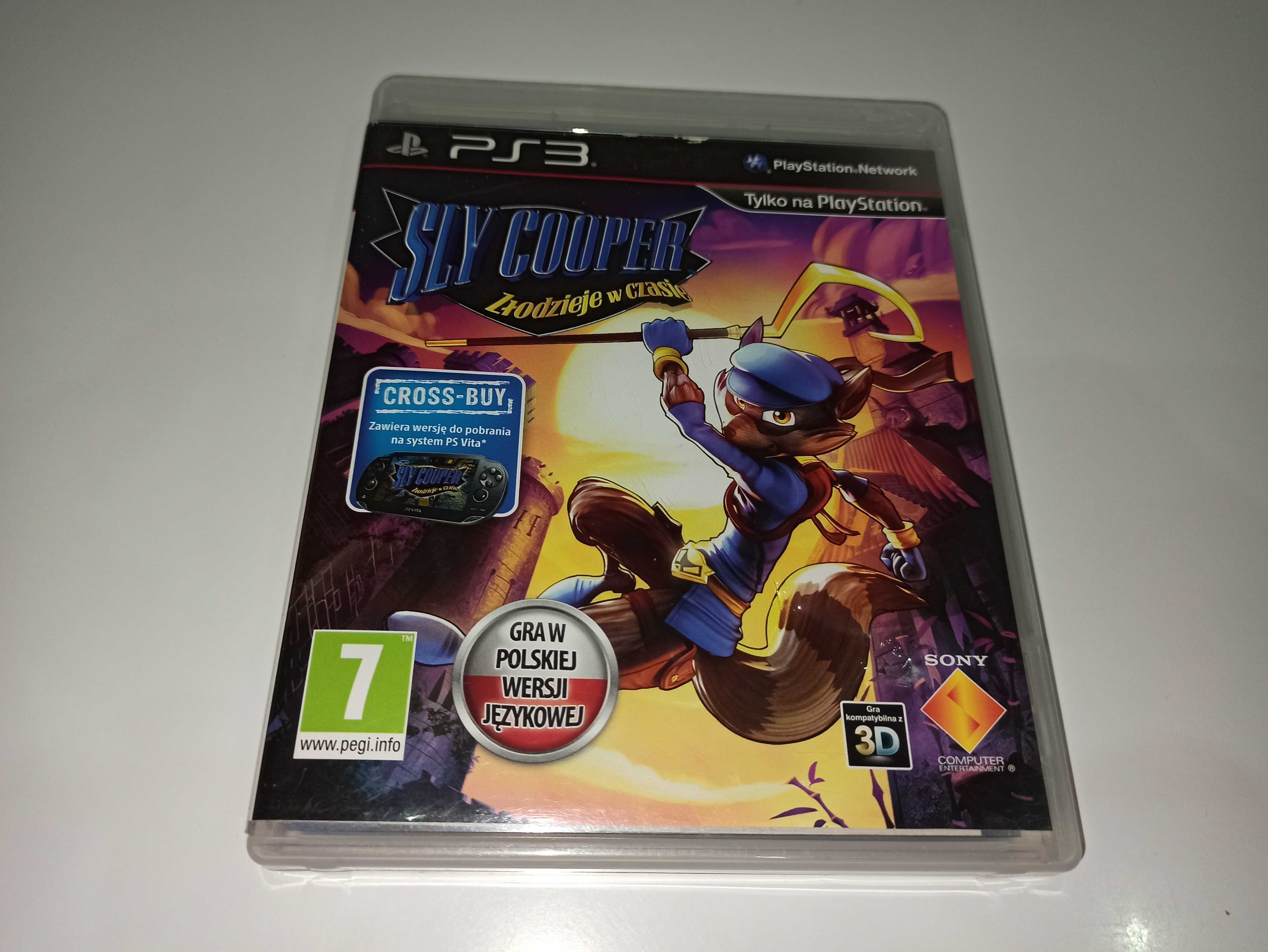 ps3 SLY COOPER ZŁODZIEJE W CZASIE PL postacie mówią po polsku UNIKAT