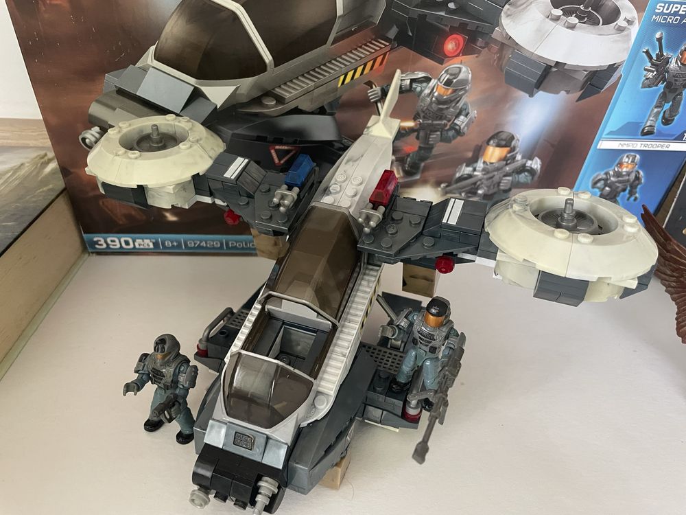 набір Mega Bloks® HALO Police Air Support Hornet (арт. 97429) стан Б/У