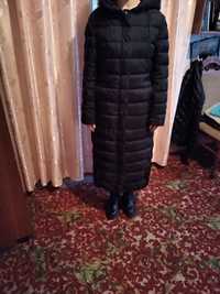 Пальто зимнее длинное