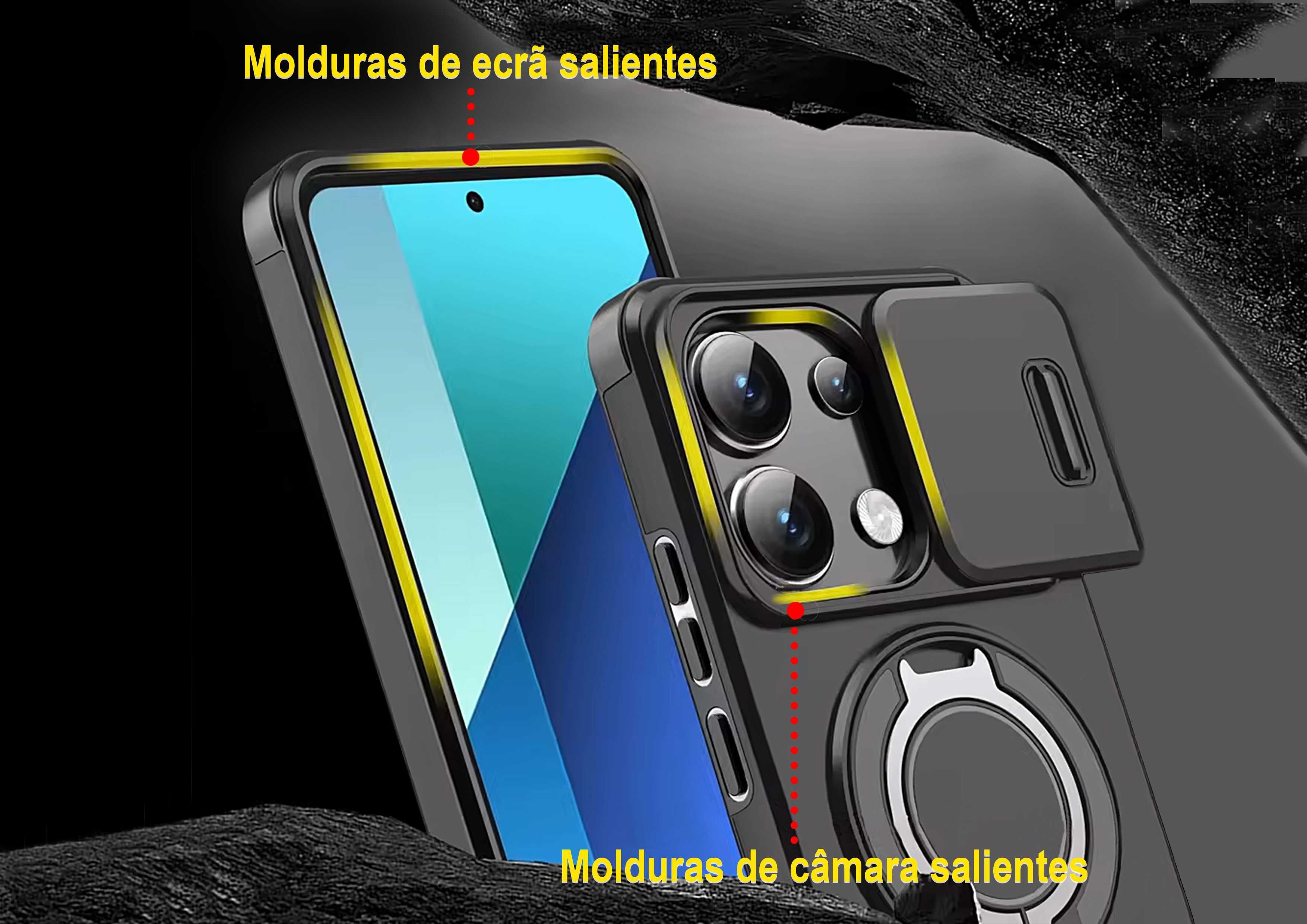 Capa magnética à prova de choque para Redmi Note 14 5G