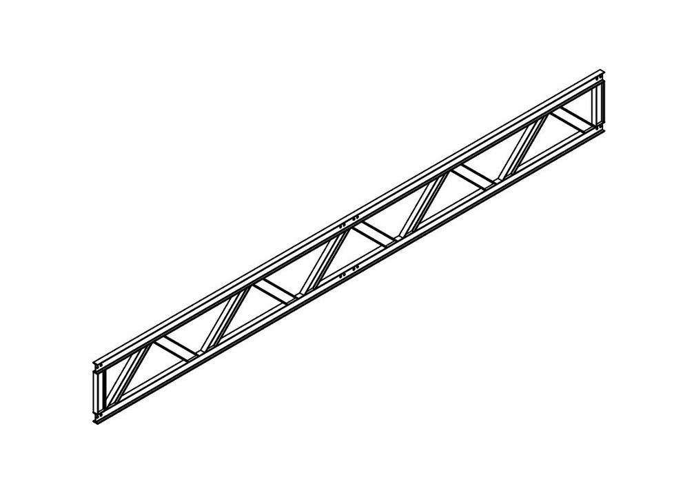 Antresola Modułowa Stalowa  (3m prześwitu) 1500 kg/m2 - 180m2 komplet
