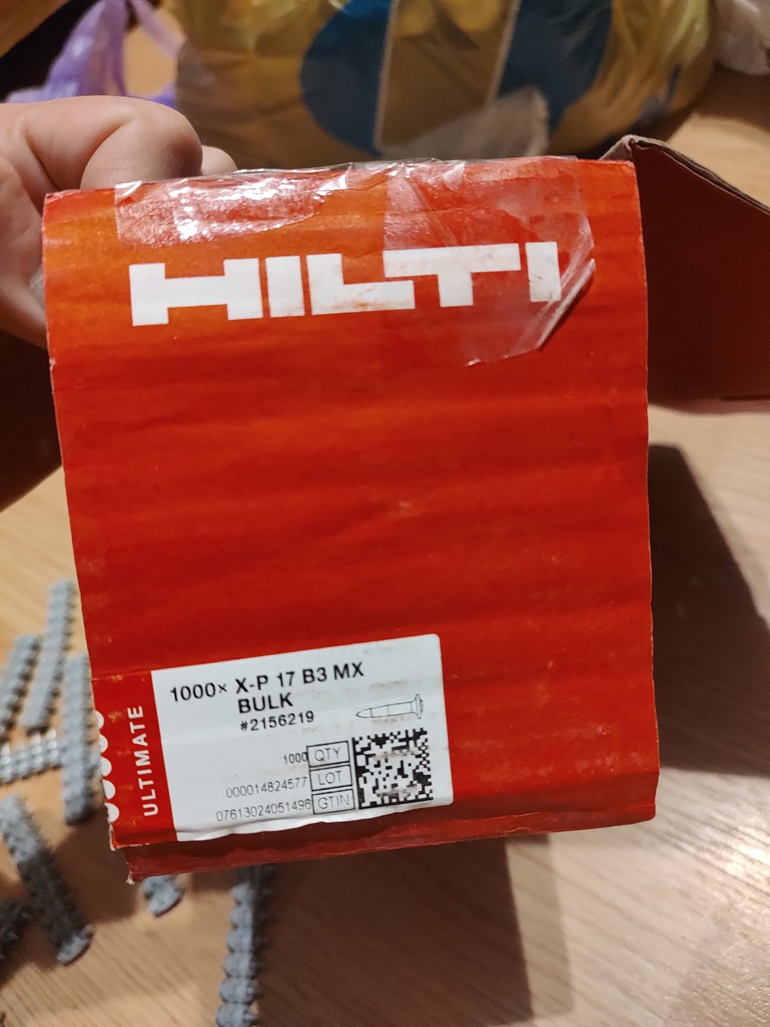Gwóźdź uniwersalny HILTI X-P 17 B3 MX BULK 1220szt