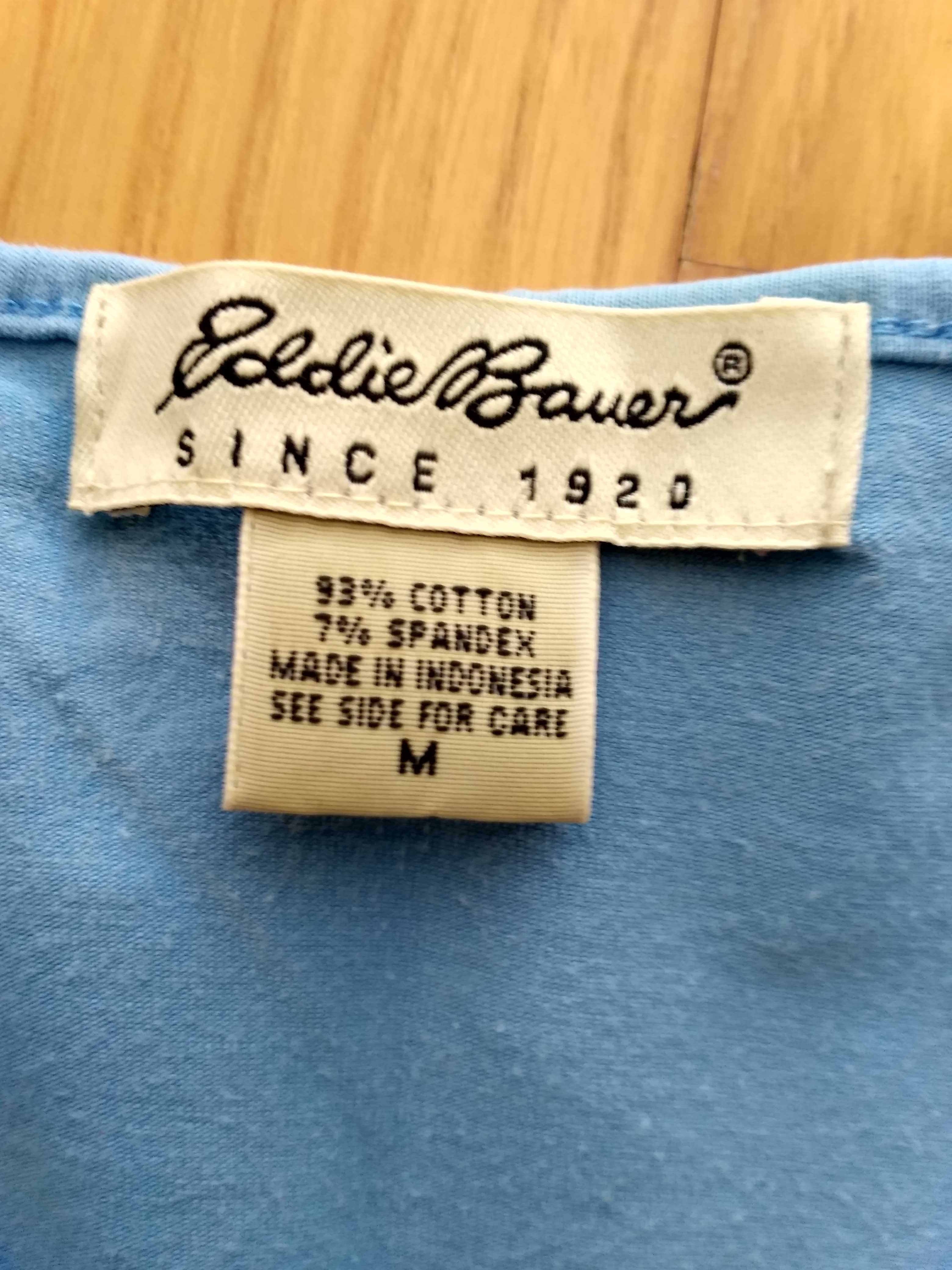 koszulka bluzka 3/4 rękaw M Eddie Bauer bawełna