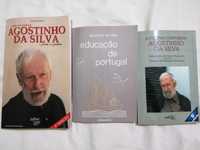 3 Livros sobre Agostinho da Silva, como novos