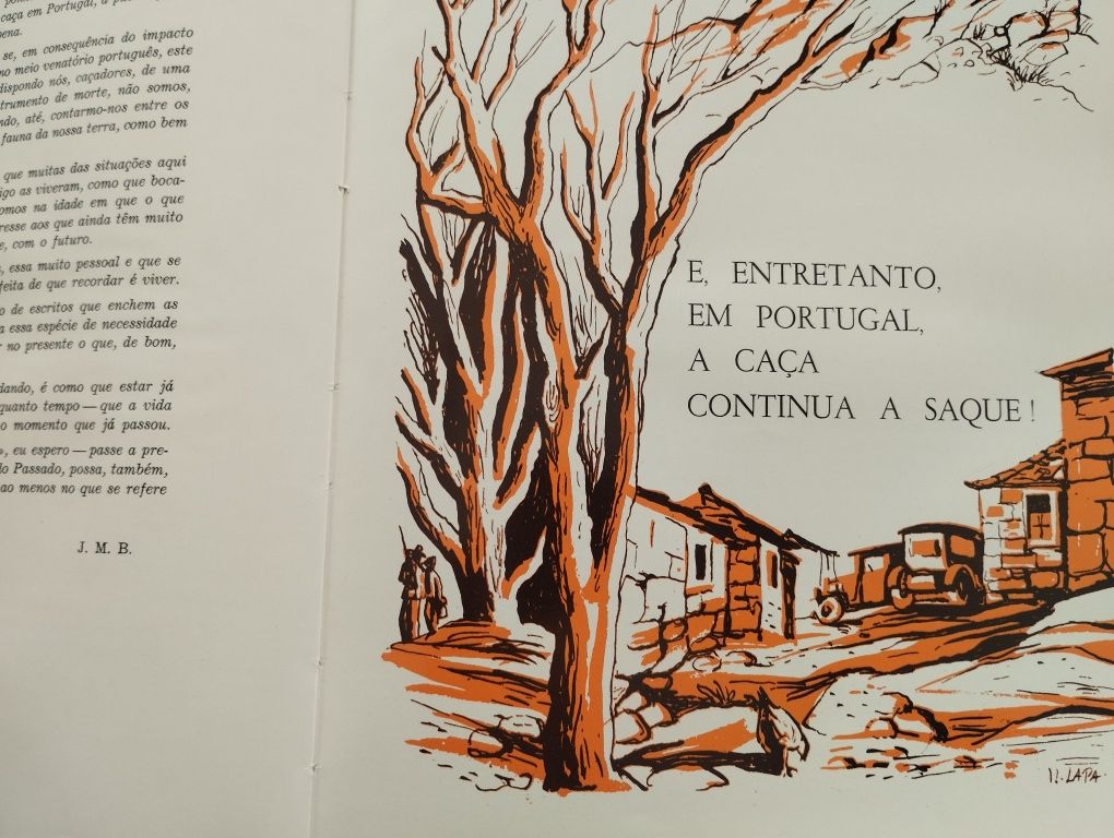 "A proposito da Caça". De: João Maria Bravo . Livro a muito bom preço