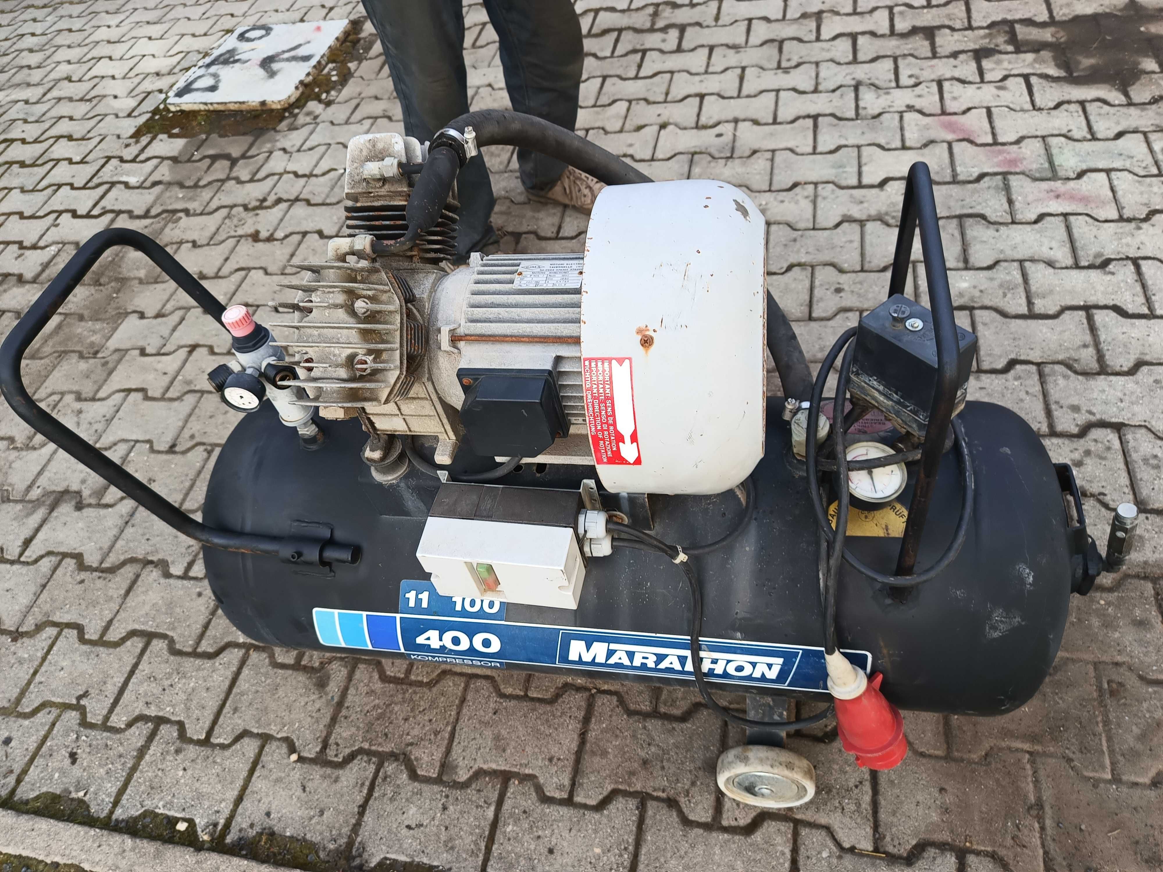 Kompresor,sprężarka 100l. 380 v.-3 kw.
