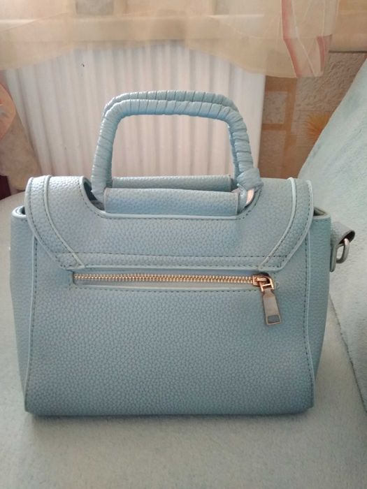 Сумка сумочка голубого цвета небольшая