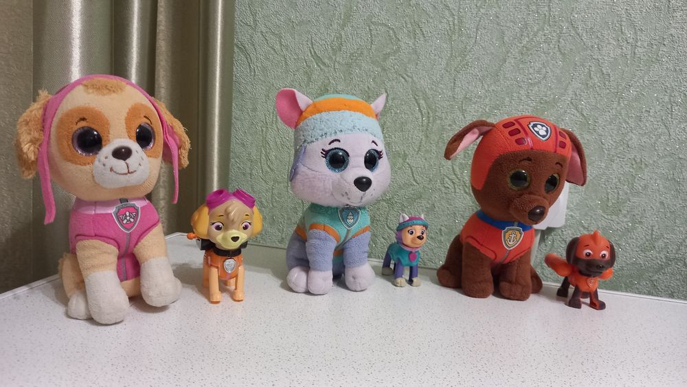Скай Эверест Зума мягкая игрушка и фигурка Щенячий патруль