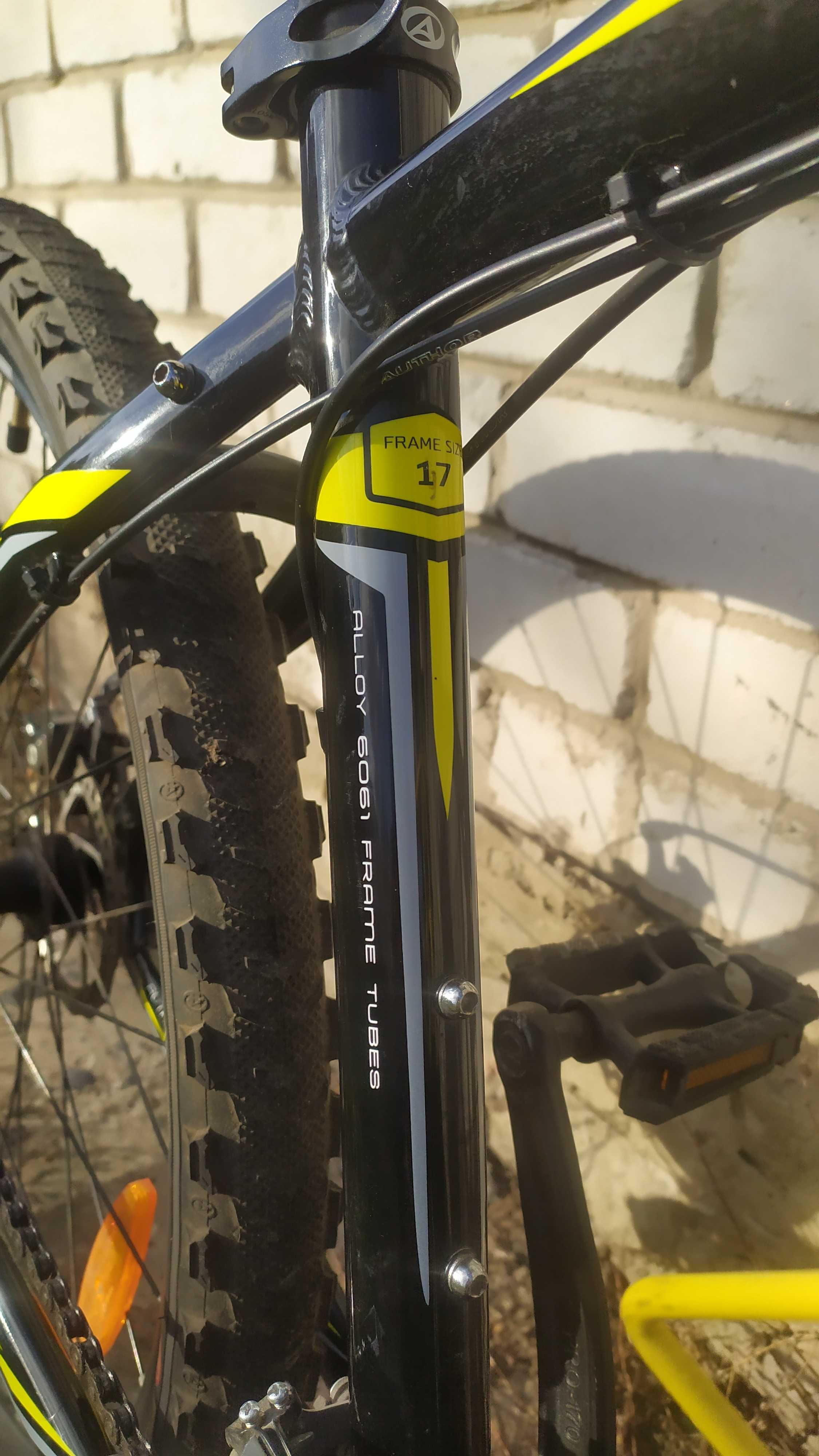 Продам велосипед Author Rival 27.5 17" Black/Yellow