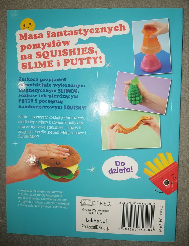 Książka ,,Super squishies, slime i putty"