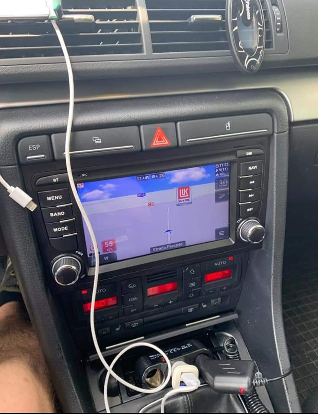 Rádio Android 12 com GPS Audi A4 B6/B7 (Artigo Novo)