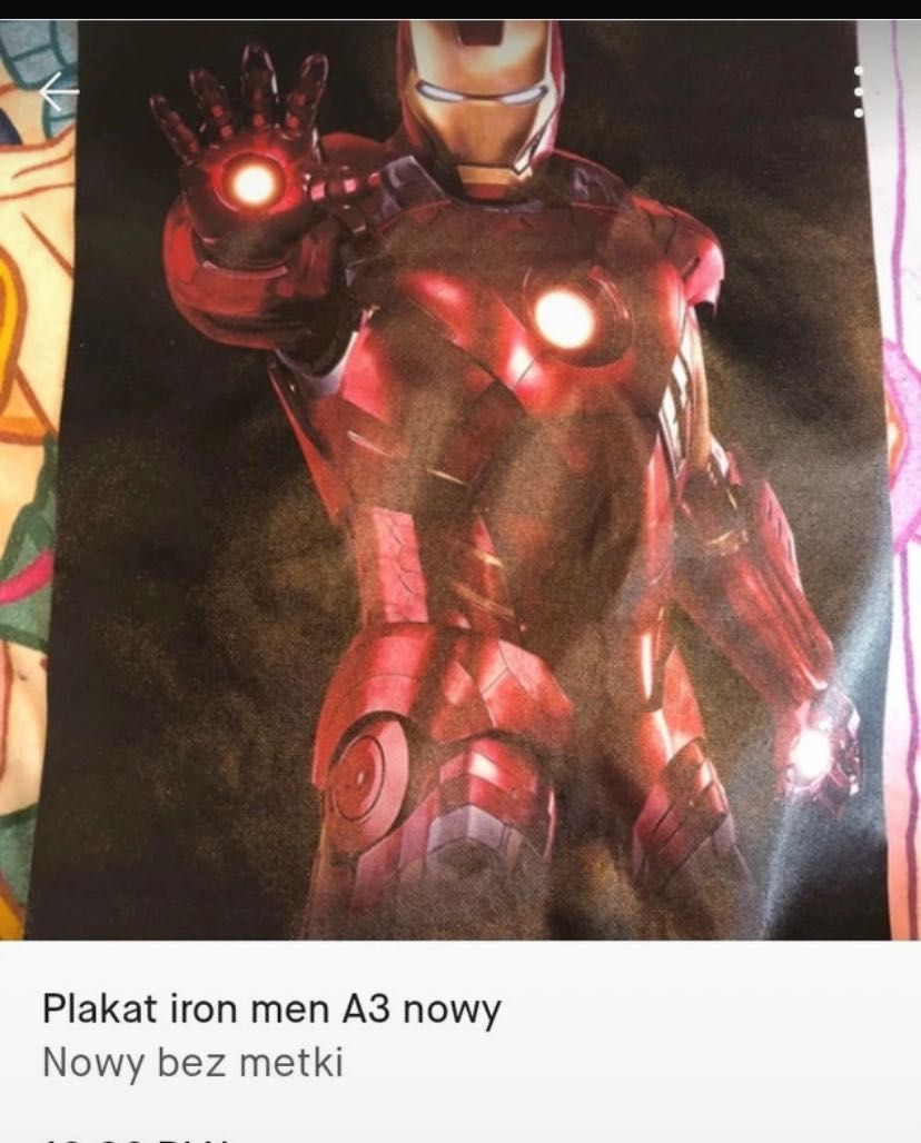Plakat Iron man a3 nowy