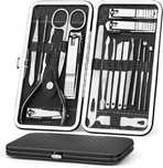 Conjunto Kit de Manicure Pedicure Profissional Unhas 19 pcs