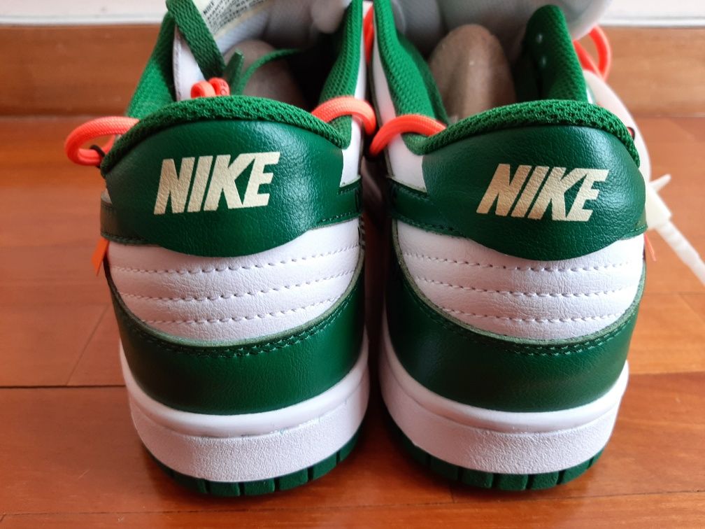 Nike SB Dunk Off White verdes - novos
