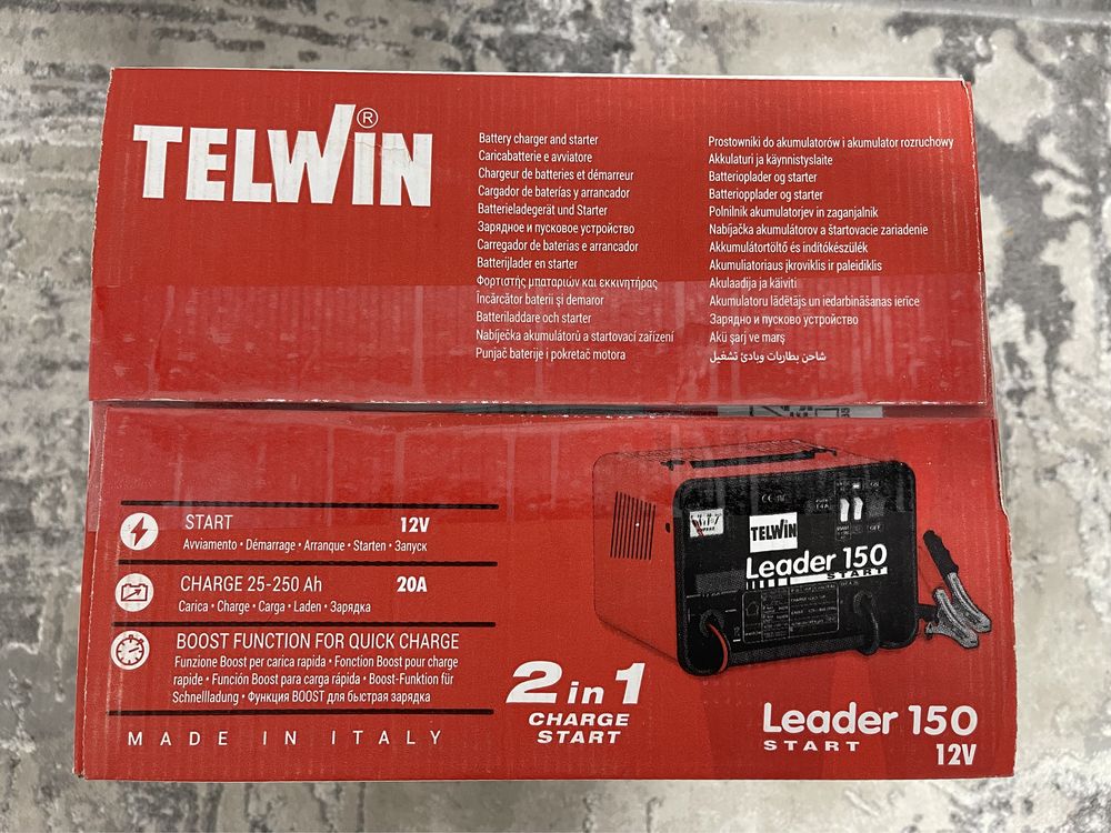Пуско зарядное устройство Telwin LEADER 150 START (12 вольт), Италия