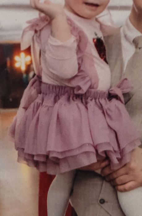 Oryginalna spódniczka na szelkach tiulowa Bellarco