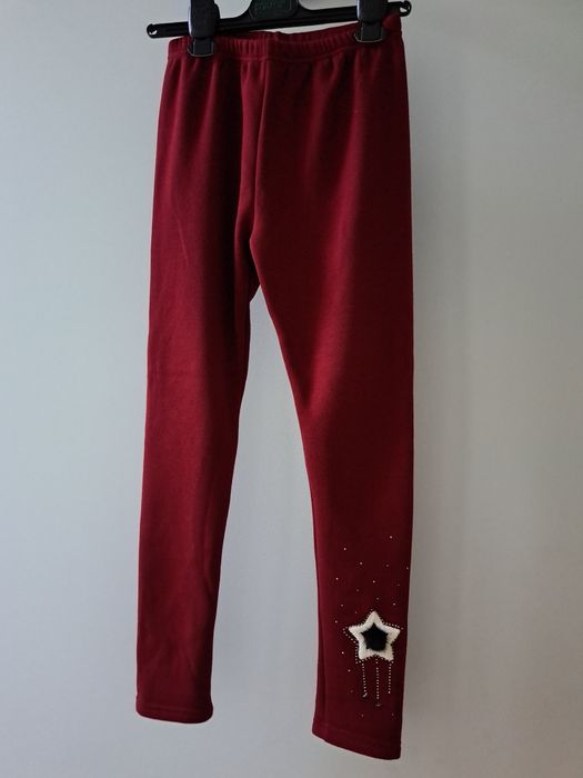 Leguins cardadas bordeaux 12 anos