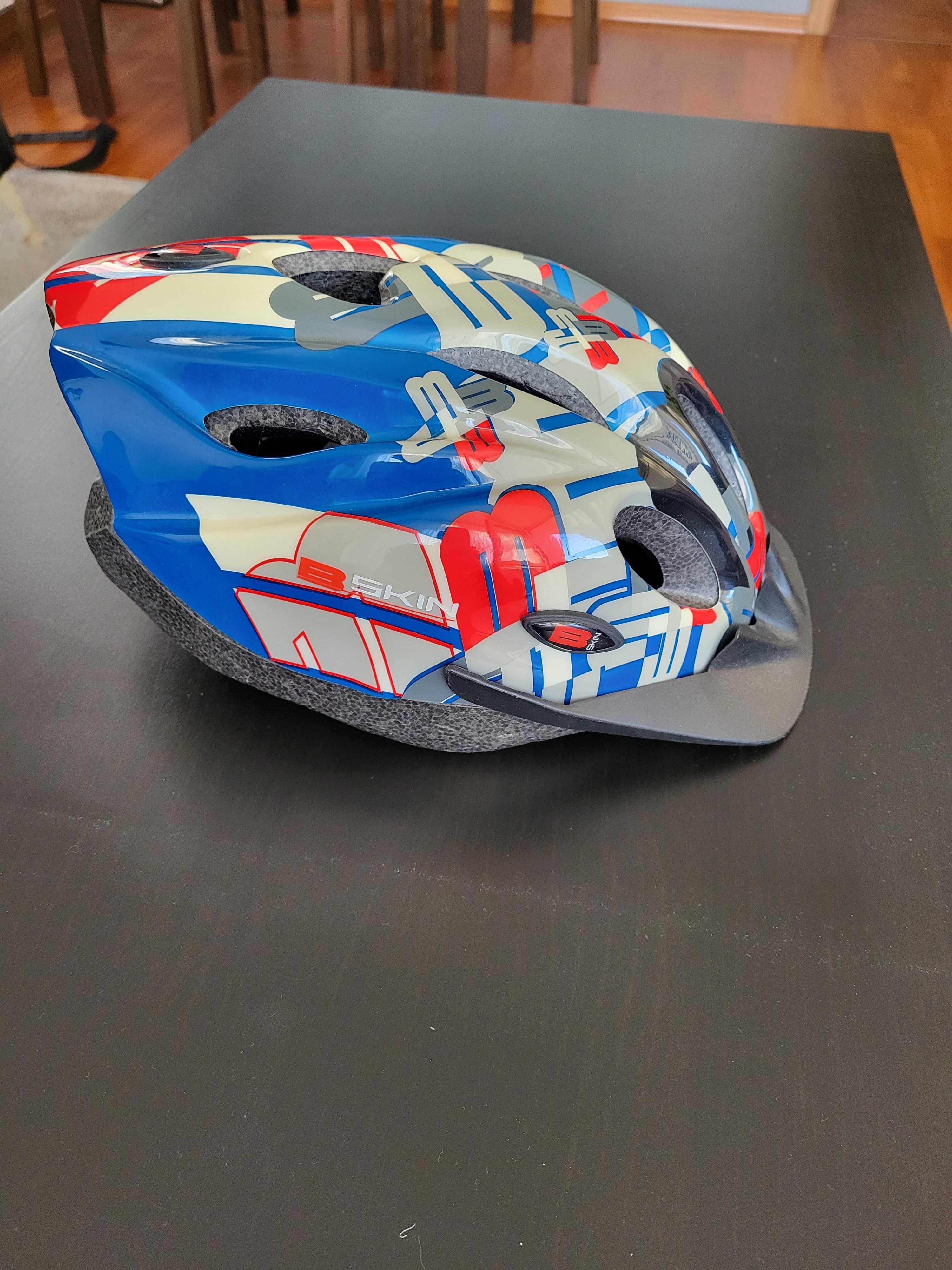 Kask B-skin rowerowy MV11 rozmiar M z regulacją stan dobry +