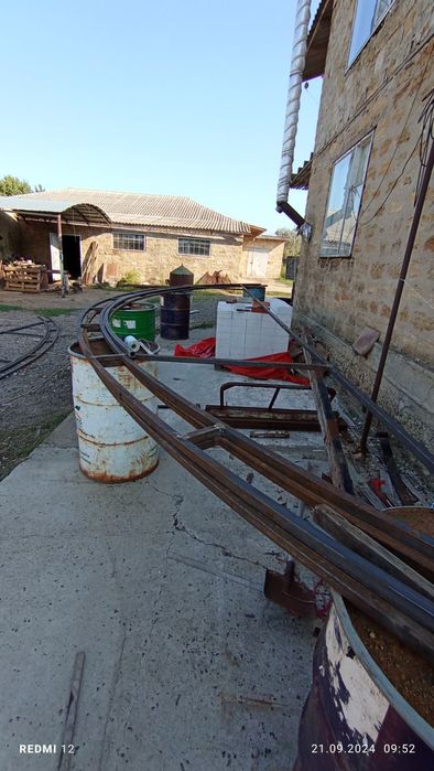 Изготовление арок для теплиц.