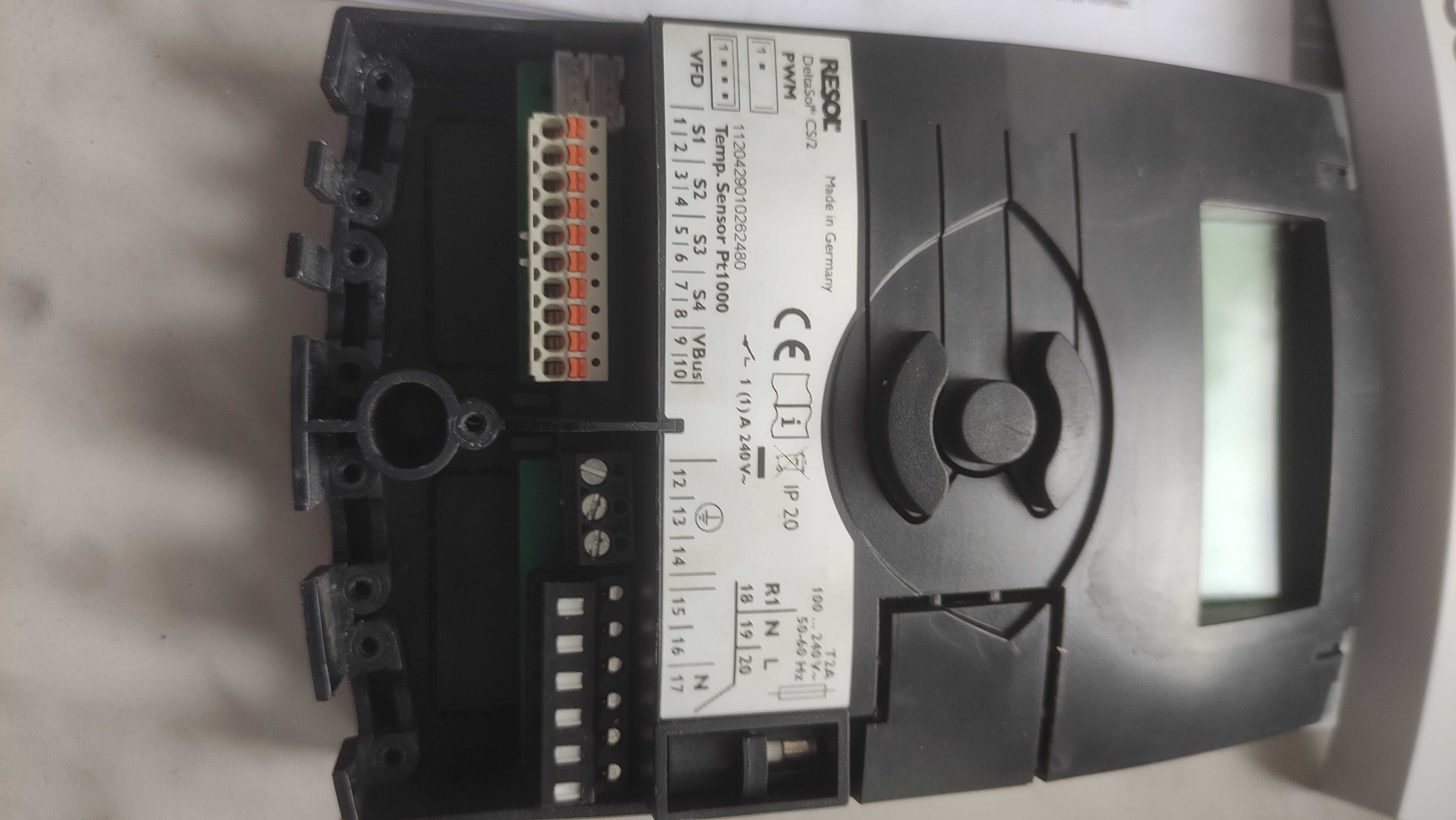 Sterownik solarny Resol deltasol CS/2 funkcja PWM i VFD