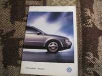 Рекламный проспект буклет каталог VW Passat B5 1998 года