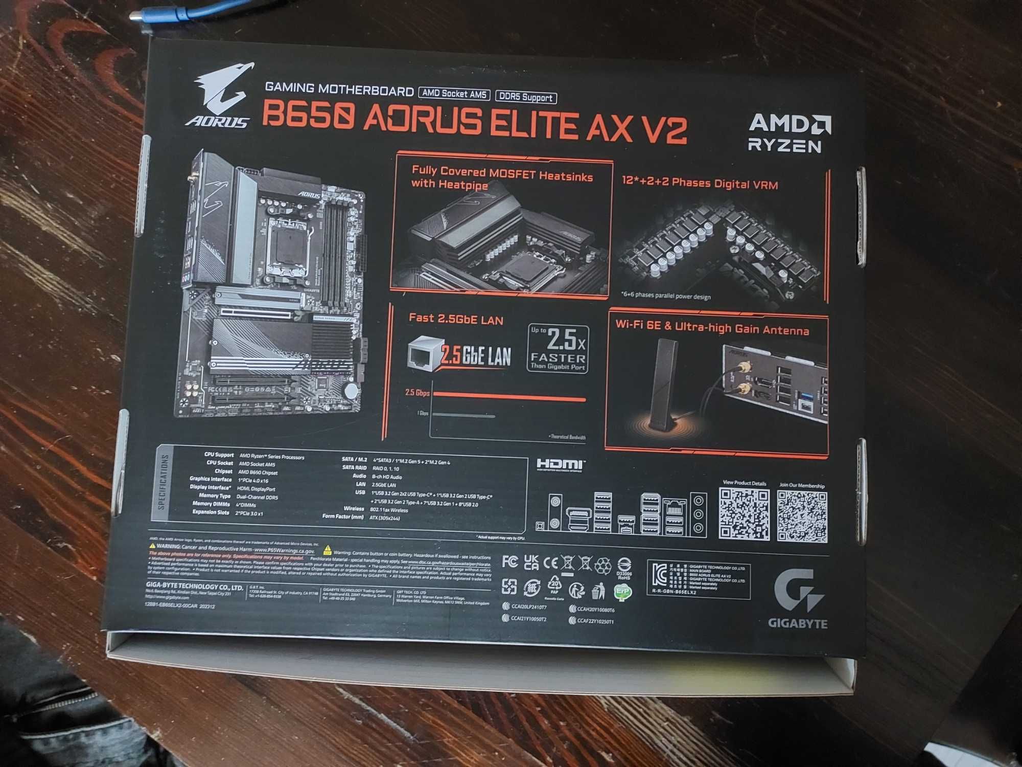 Płyta główna Gigabyte B650 AORUS ELITE AX V2