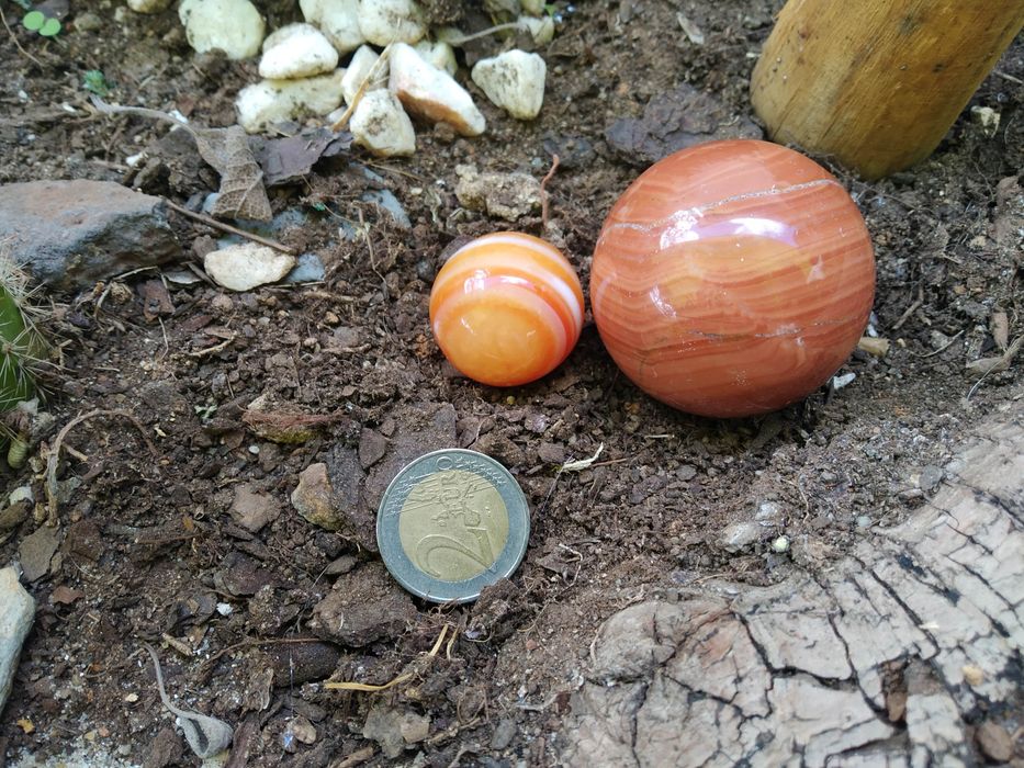 Esferas de Ágata Cornalina