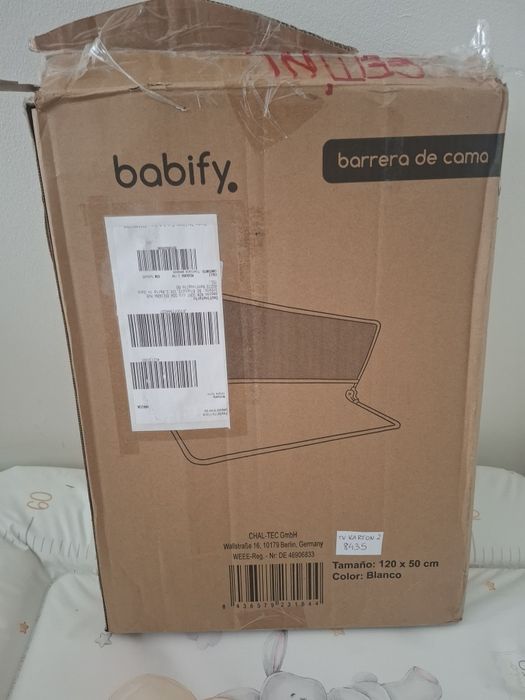 Składana barierka do łóżka Babify 120cm