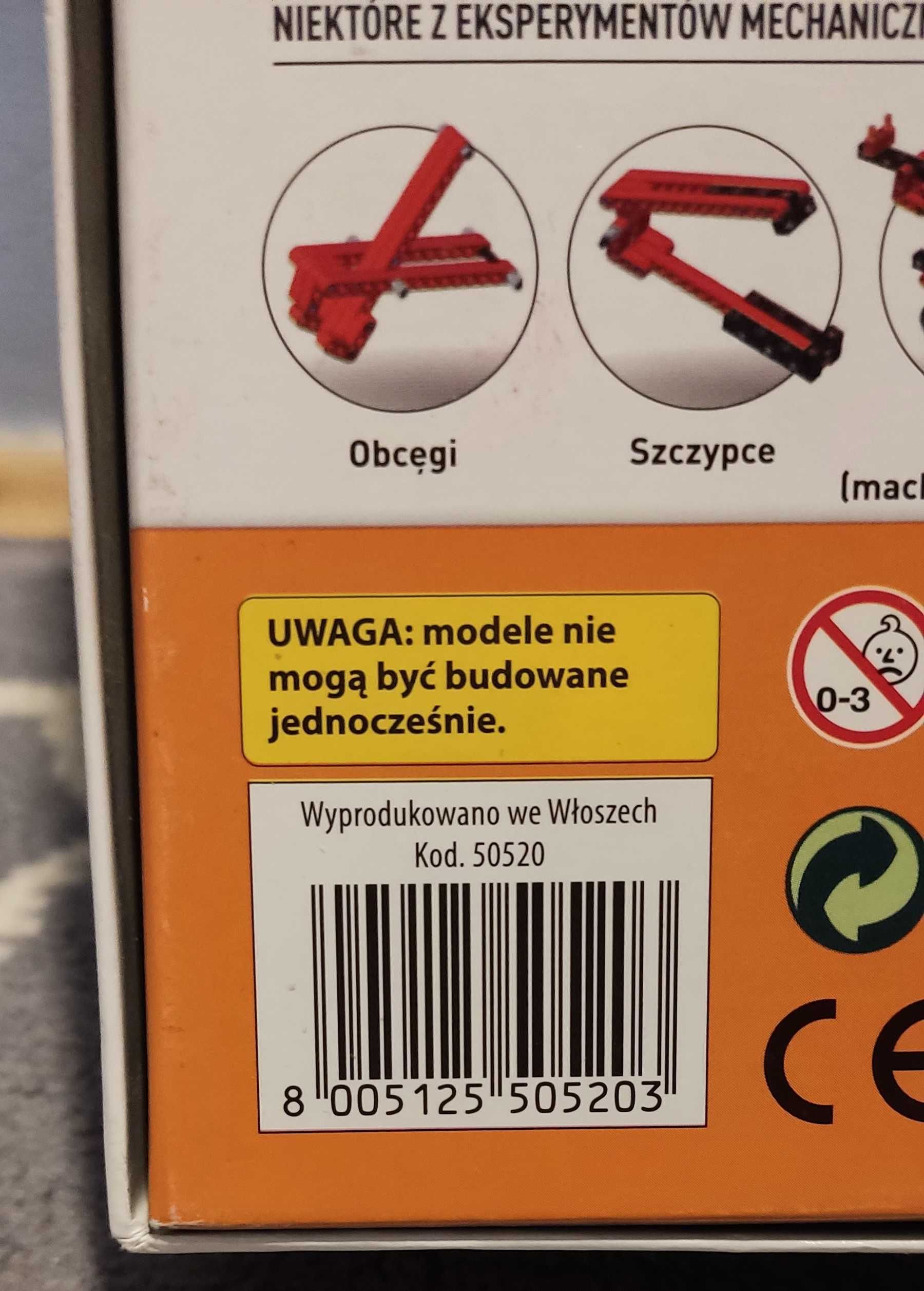 Zestaw konstrukcyjny Clementoni Laboratorium mechaniki 200 elementów