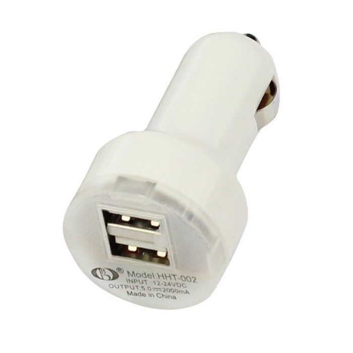 Mocna Ładowarka Samochodowa 2xUSB 2.1A 1A IPA