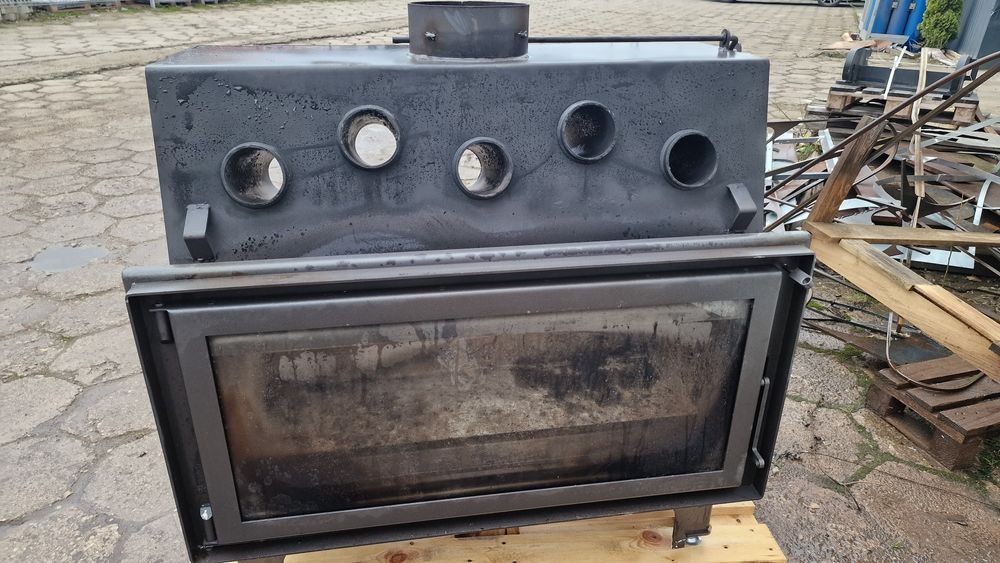 Wklad kominkowy stalowy Milla 16 kW PANORAMA