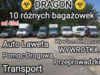 DRAGON Od 49zl Bagazowka,Transport,Pomoc Drogowa,Auto Laweta,Wywrotka