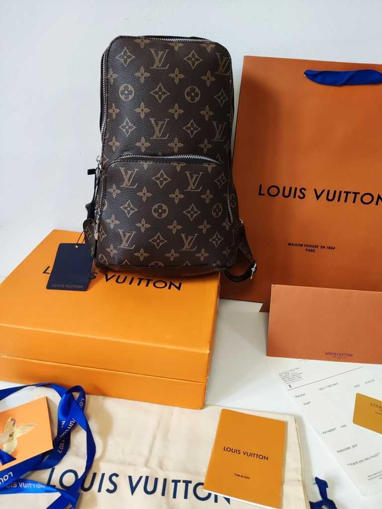 LOUIS VUITTON Plecak Worek damski męski Torebka torba, skóra 0765