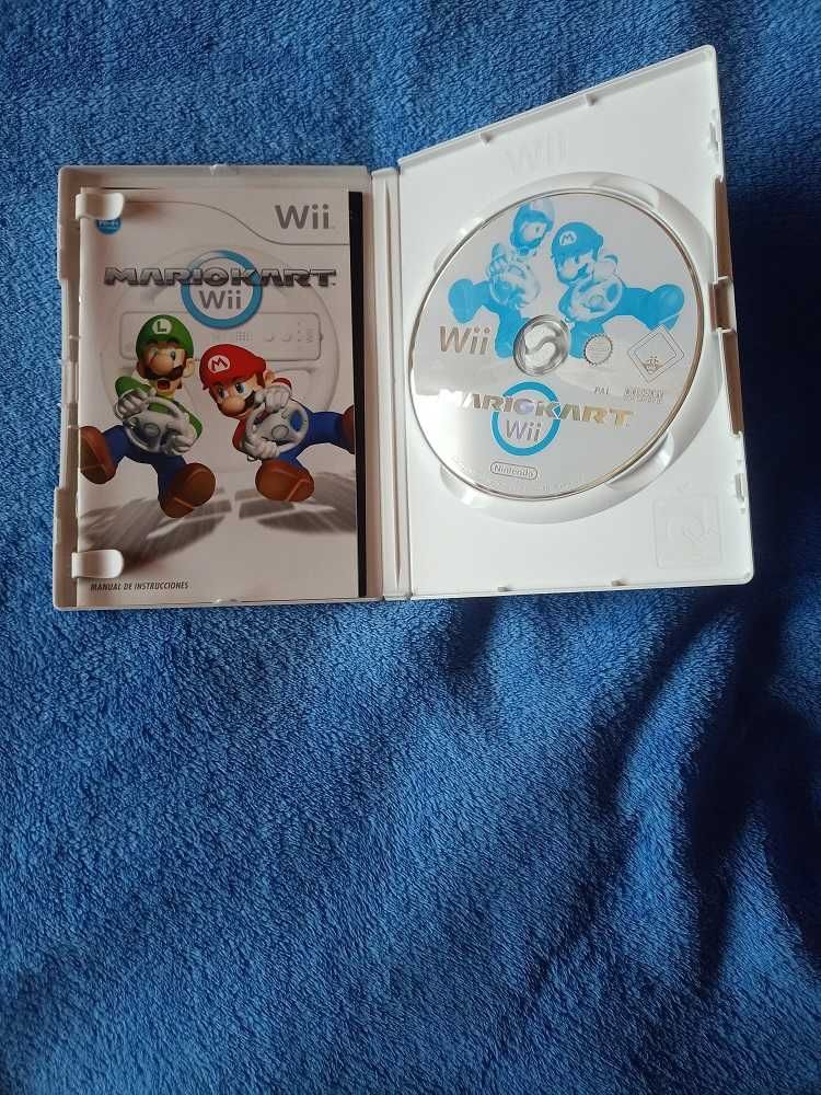 Mario Kart WII + Zestaw z Kierownicą i pudełkiem.