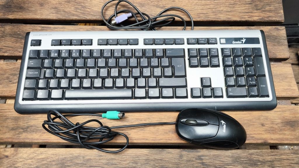 Teclado e rato para computador pc