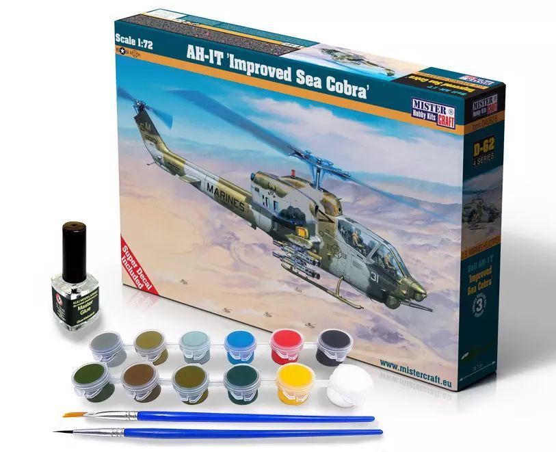 D-62 AH-1T Improved Sea Cobra, 1:72. Mistercraft