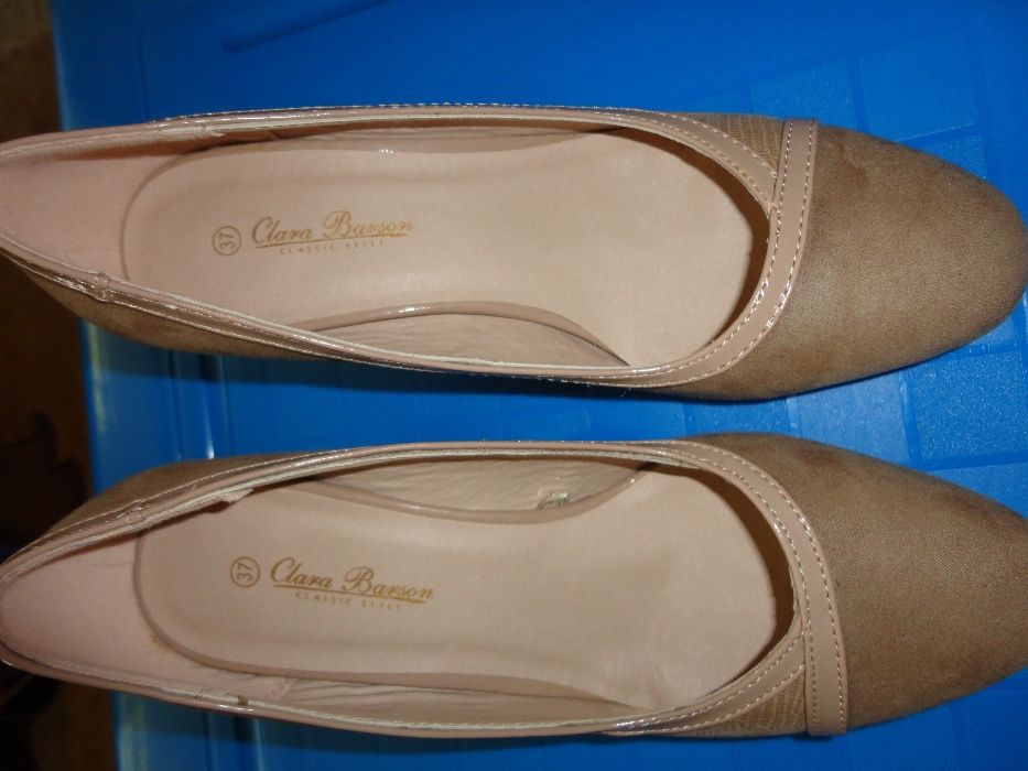 Buty damskie-czółenka/półbuty-roz.37/Firma Clara Barson CCC-Nowe