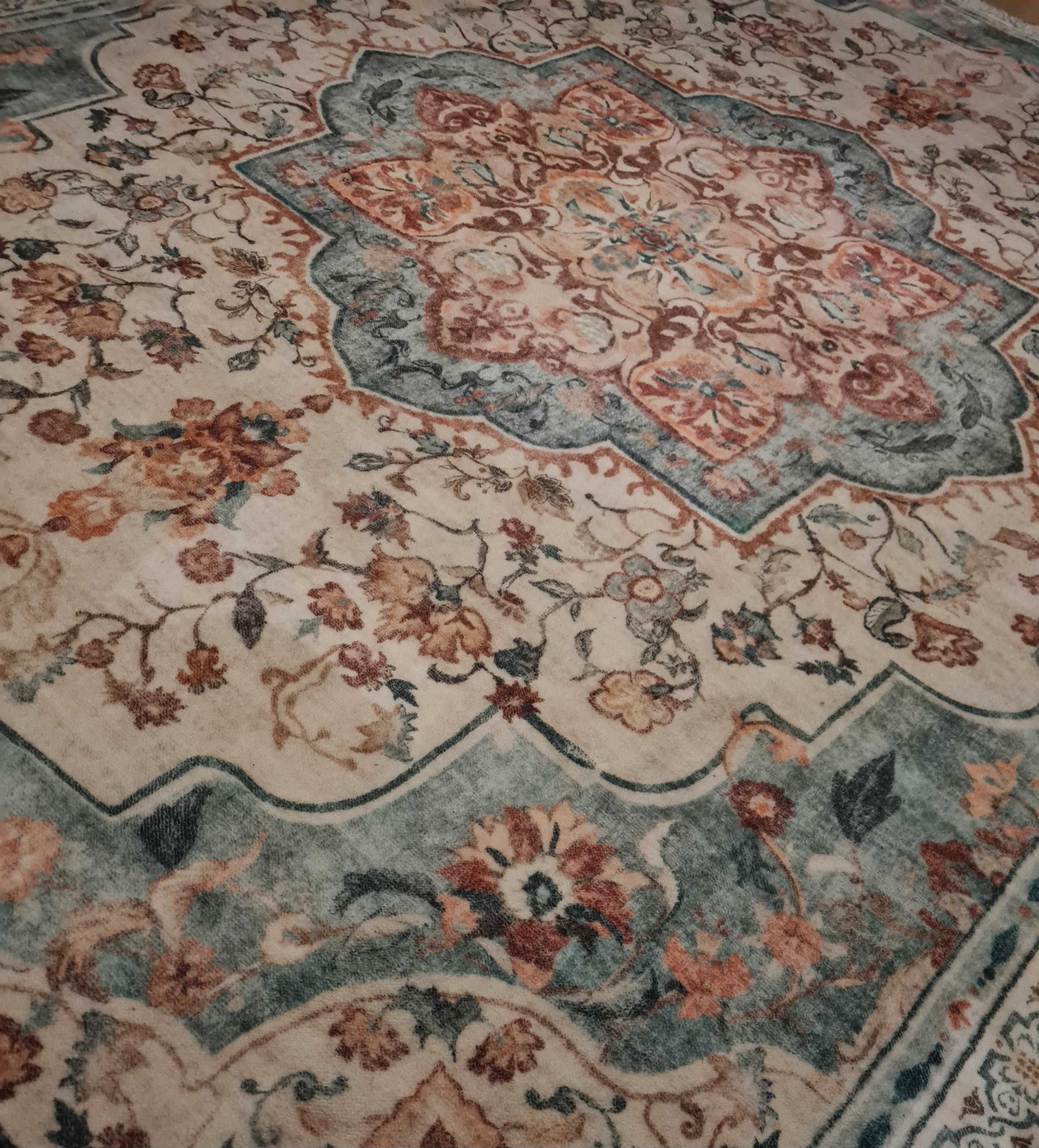 Dywan do salonu vintage nowoczesny antypoślizgowy 160x230