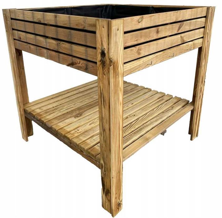 Warzywnik | Rozsadnik | Donica z półką | Drewniana grządka na nóżkach