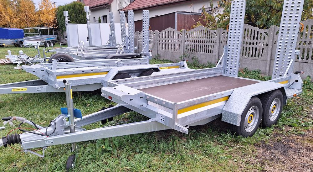 Przyczepa pod minikoparkę, minikoparka WARK 3t