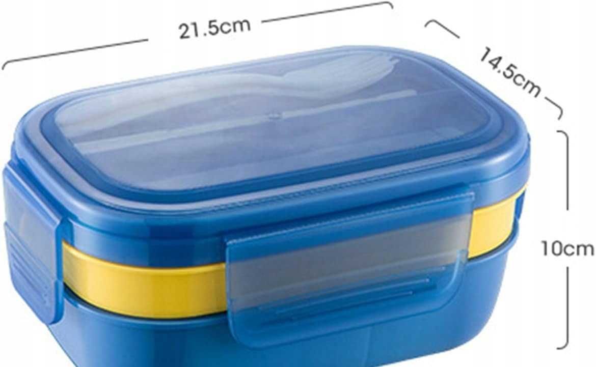 Pojemnik Na Sniadanie Pudełko Z Przegródkami Lunch Box 1900 ml Nr00321