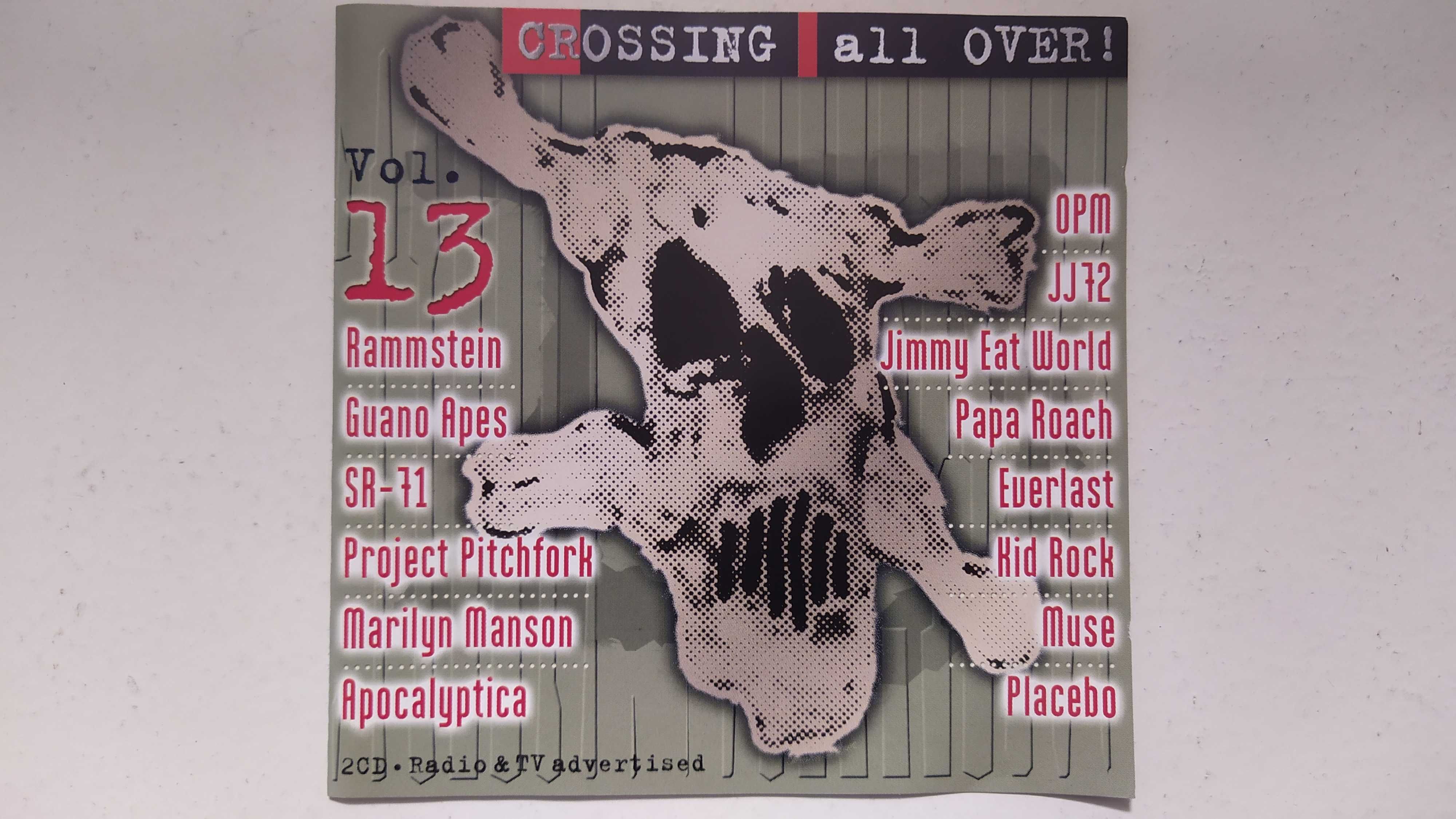 Crossing all OVER vol 13 2CD Rammstein Manson Papa Roach Muse SR 71