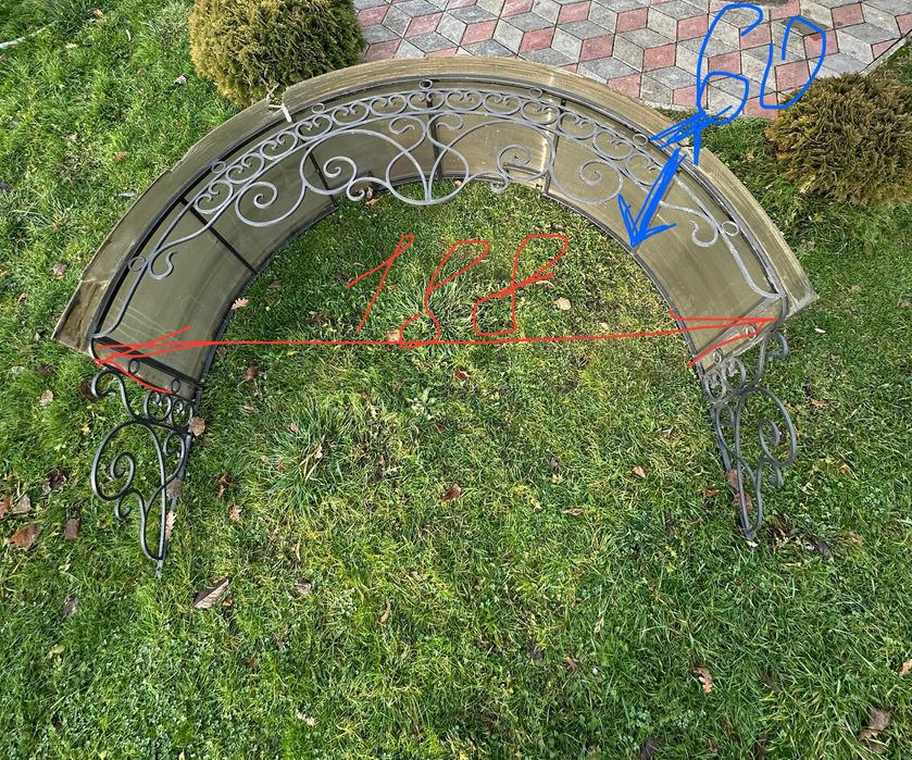 Дашок,навіс,козирьок на двері,вікна