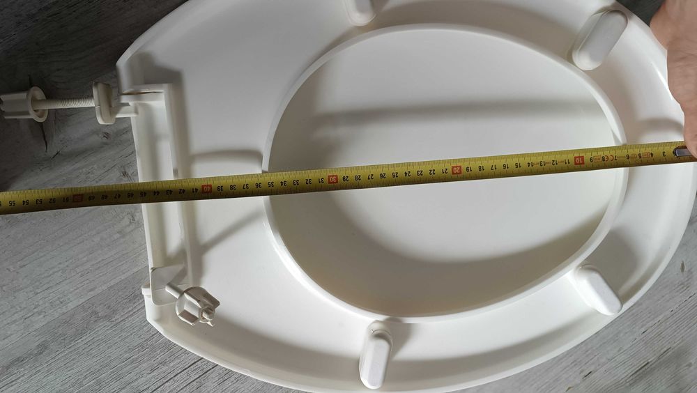 Deska sedesowa biała jak nowa